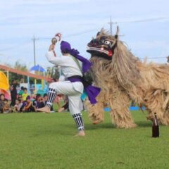 金丸獅子同好会&沖縄空手道協会(上地流)